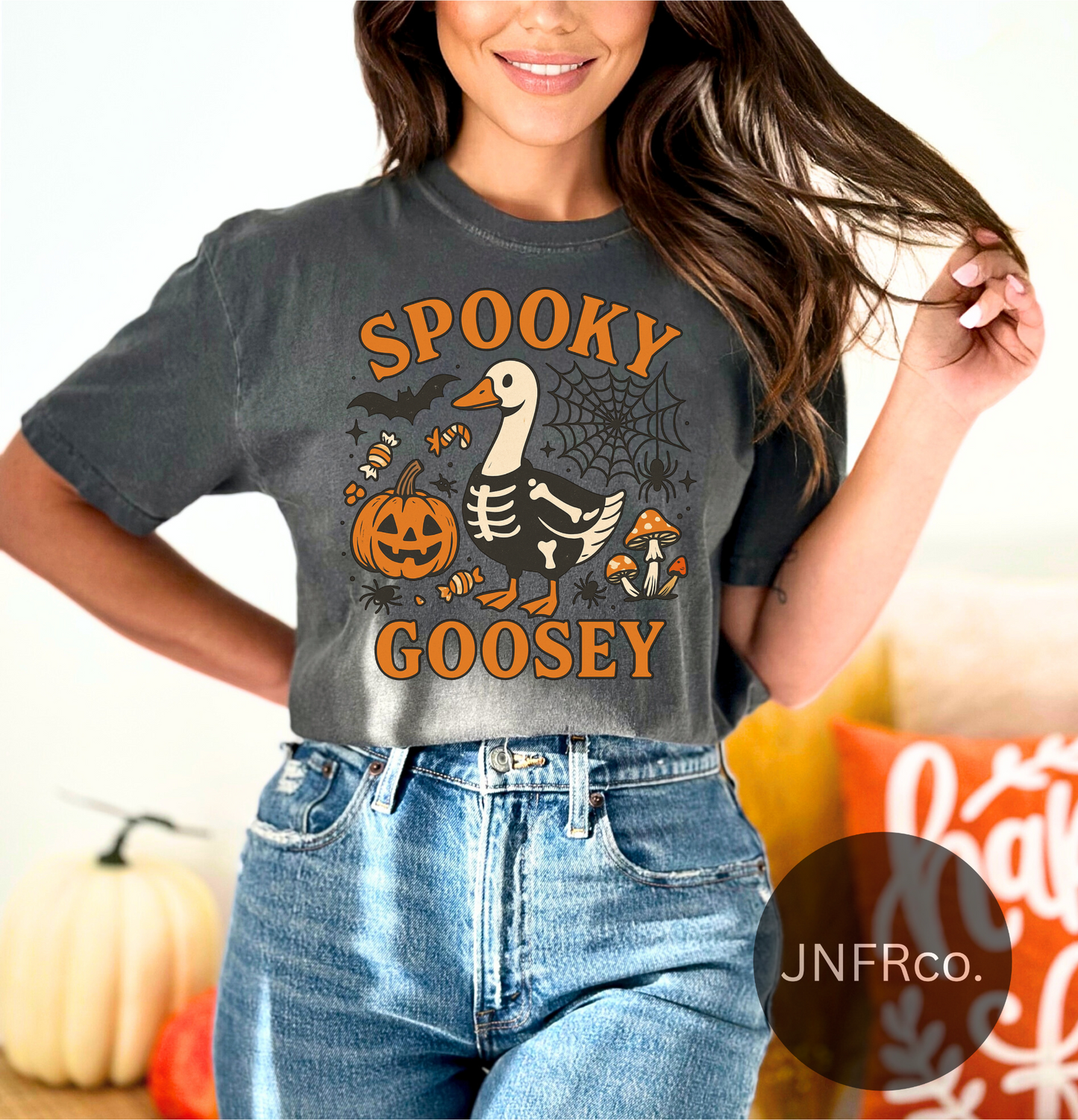 Spooky Goosey Comfort Colors T-Shirt