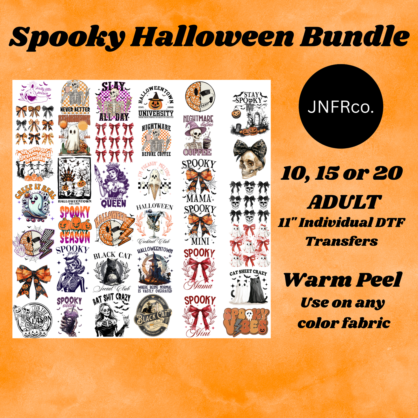 Spooky Halloween Bundle - DTF Transfers
