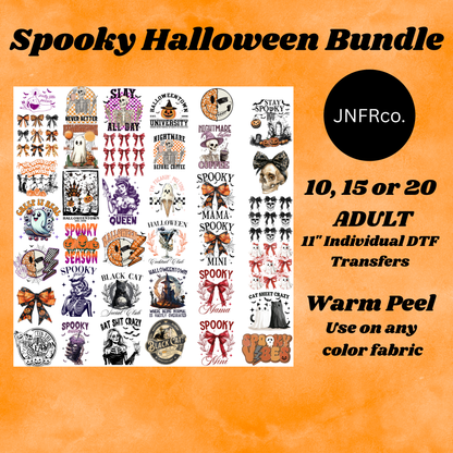 Spooky Halloween Bundle - DTF Transfers