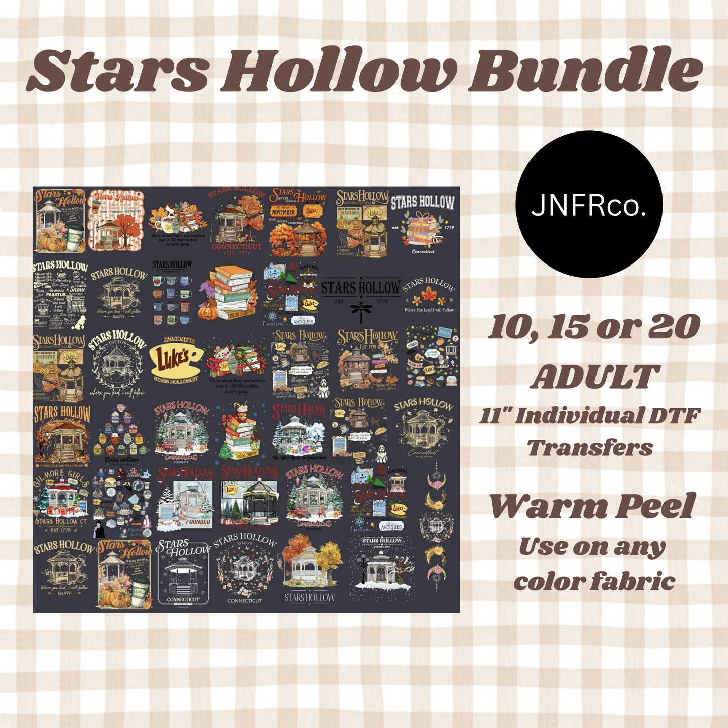 Stars Hollow Bundle - DTF Transfers