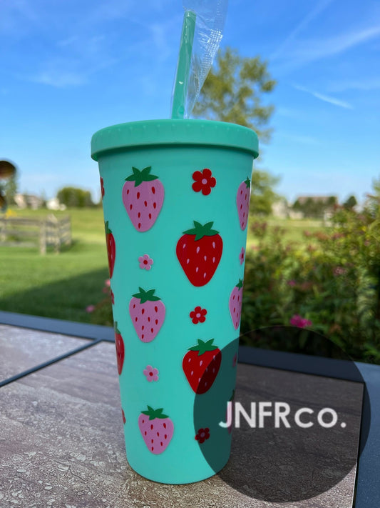 Strawberry 24oz Tumbler