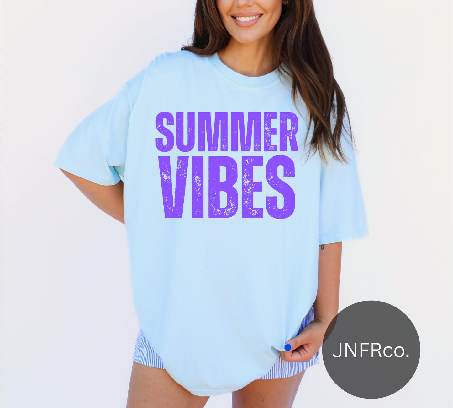 Summer Vibes Distressed T-Shirt