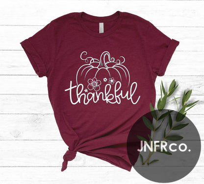 Thankful White Pumpkin T-Shirt