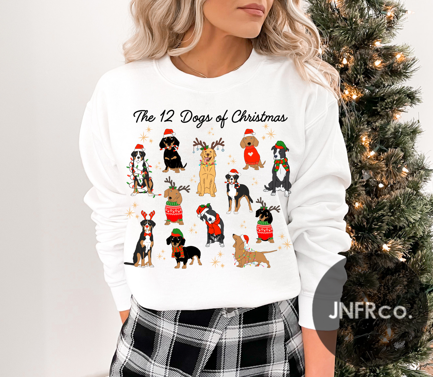 The 12 Dogs of Christmas  - DTF Transfer