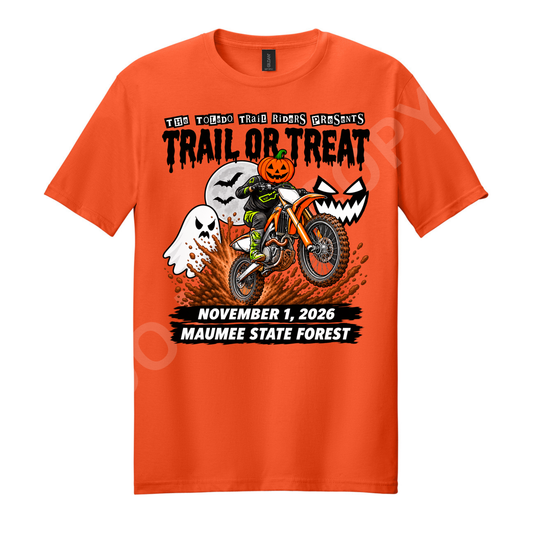 Toledo Trail Riders Trail or Treat 2026 Softstyle Cotton T-Shirt