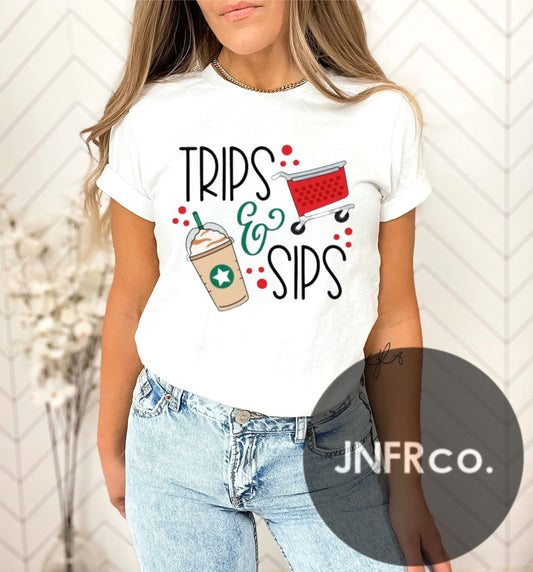 Trips and Sips T-Shirt