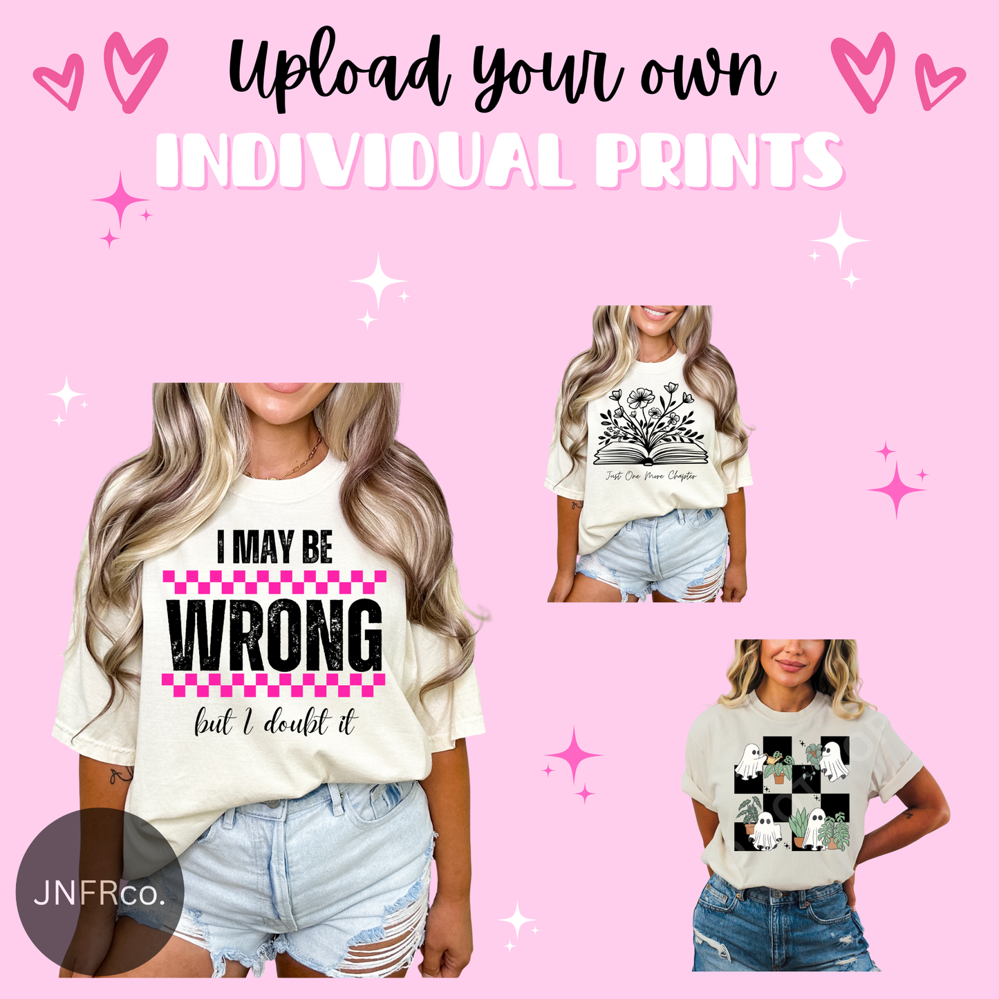 Custom DTF Upload Your Own Individual Print