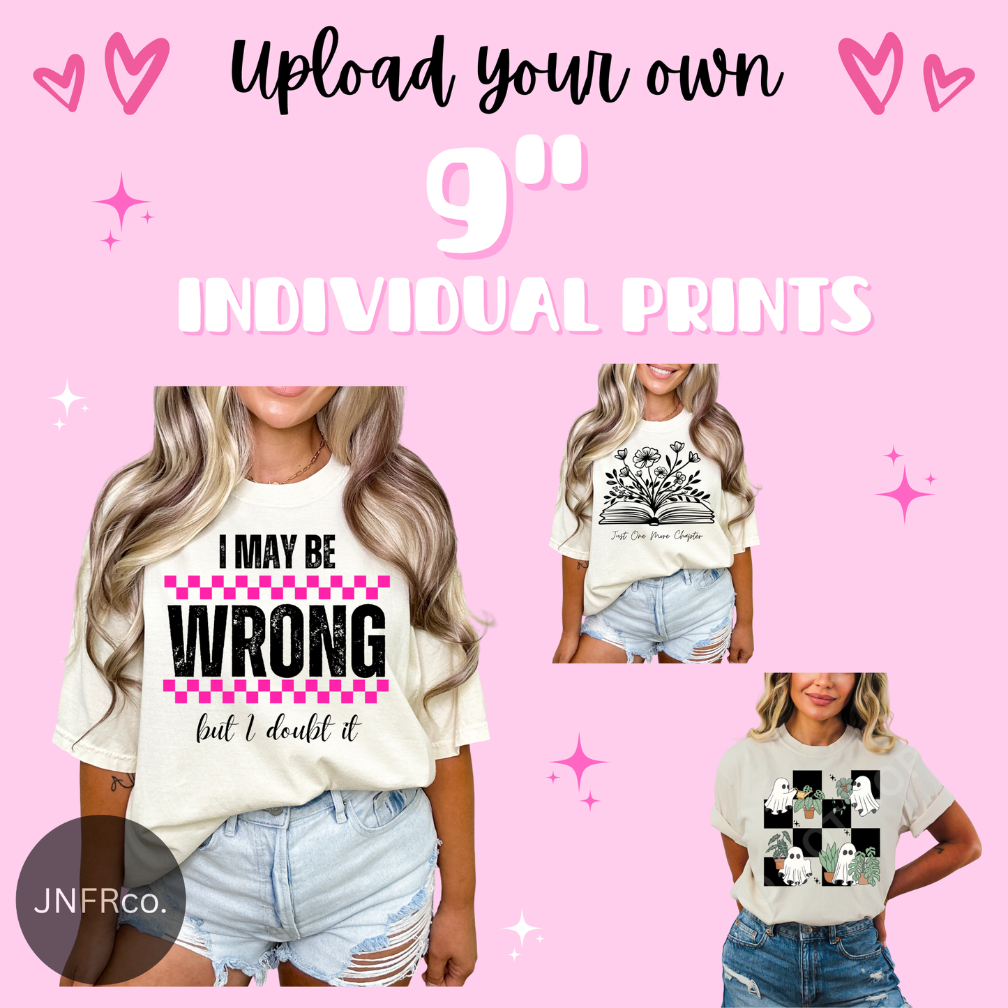 Custom DTF Upload Your Own Individual Print