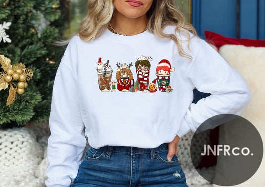 Wizard Christmas Latte Crewneck Sweatshirt