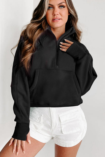 Cozy Cloud Half-Zip Sweatshirt