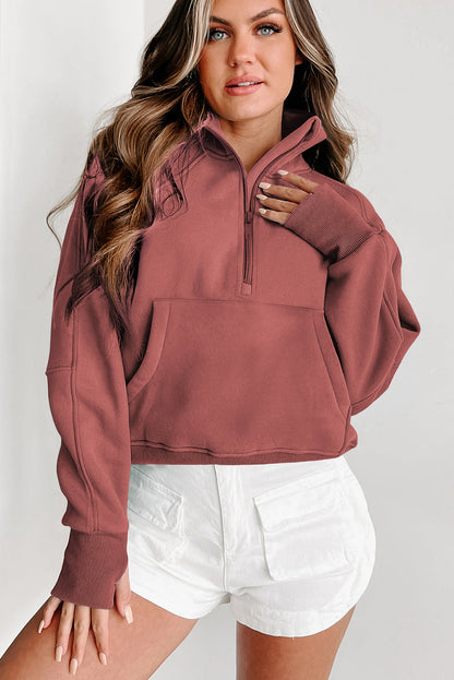 Cozy Cloud Half-Zip Sweatshirt