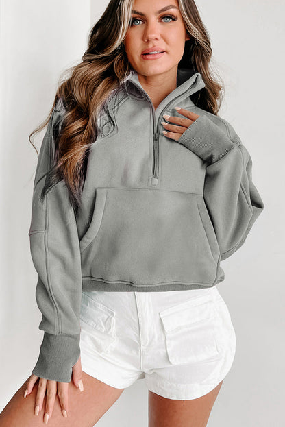 Cozy Cloud Half-Zip Sweatshirt