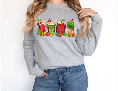 Green Monster Latte Crewneck Sweatshirt